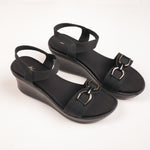 Load image into Gallery viewer, Hazel Buckle Platform Wedges