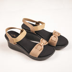 Load image into Gallery viewer, Hazel Buckle Platform Wedges
