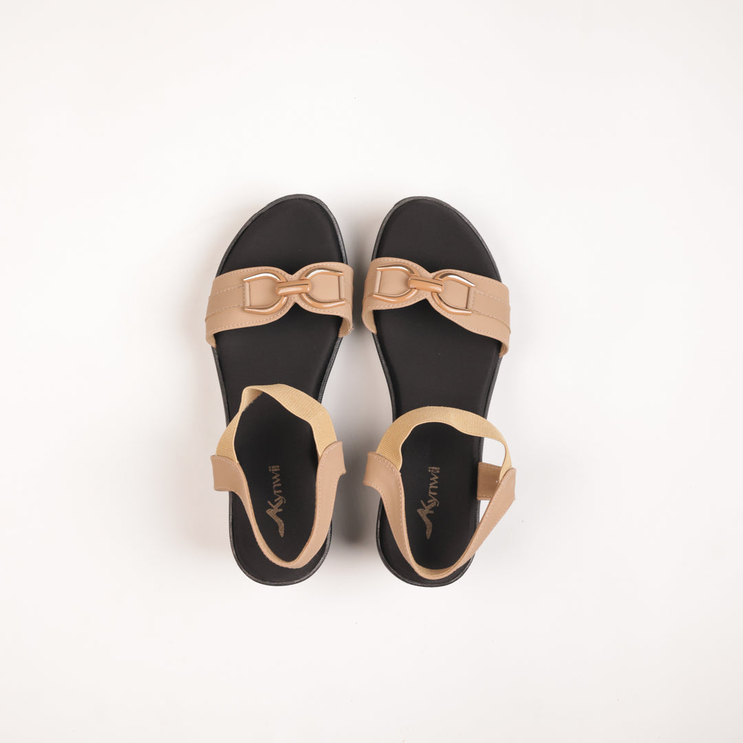 Hazel Buckle Platform Wedges