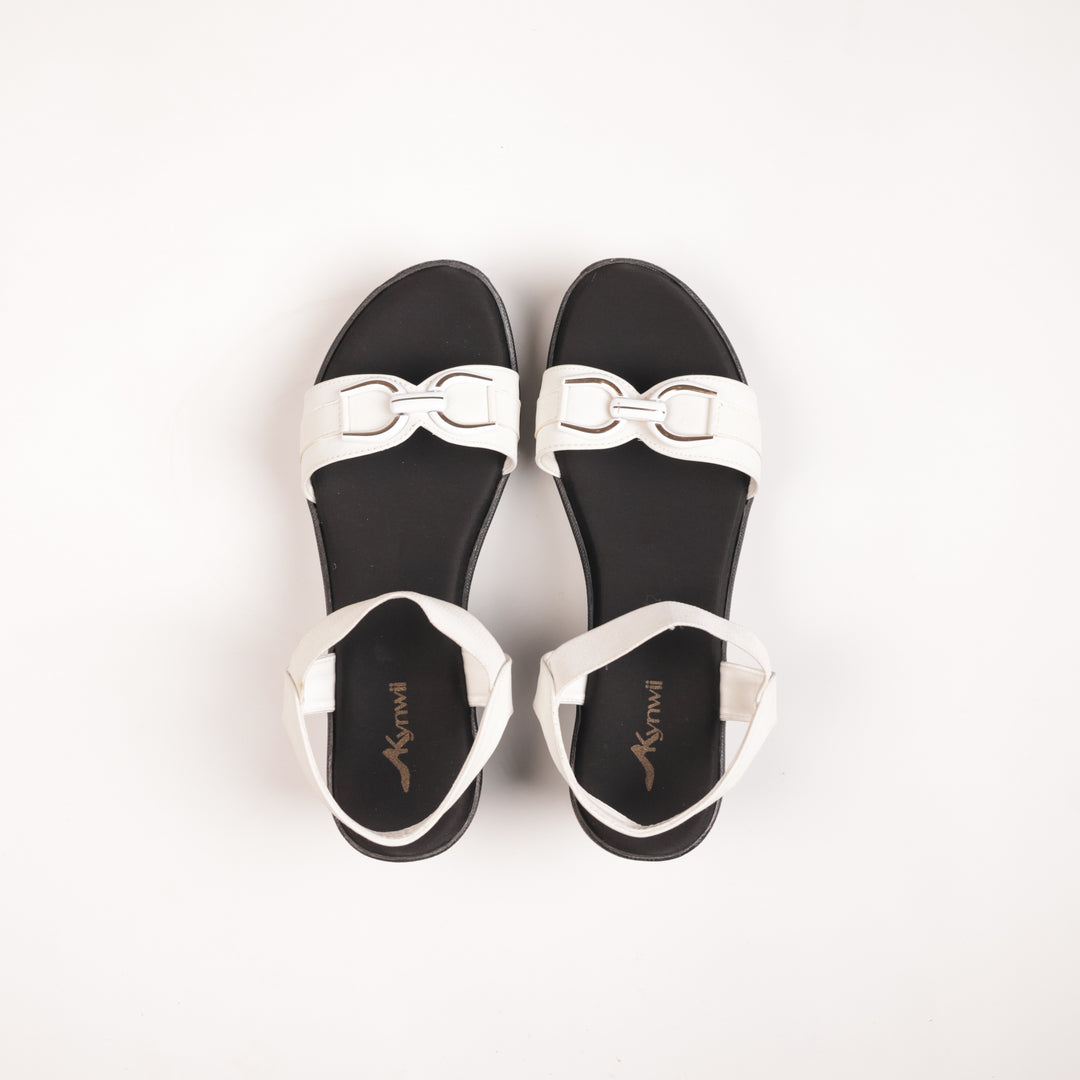 Hazel Buckle Platform Wedges
