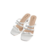 Load image into Gallery viewer, Ava Bow Strappy Heels
