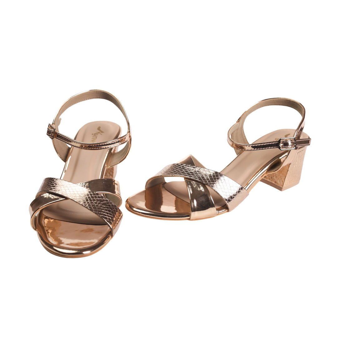 Sophia Metallic Heels