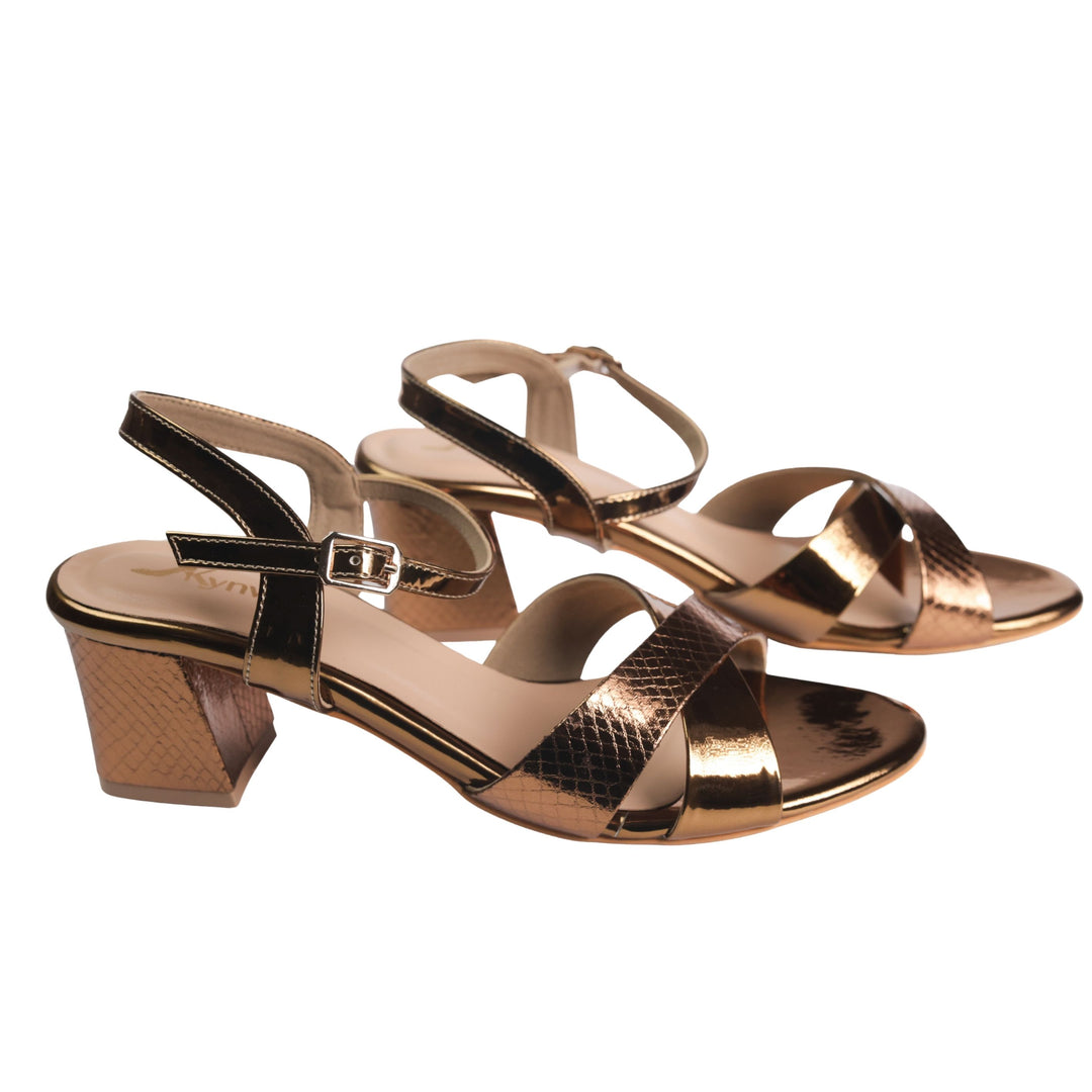 Sophia Metallic Heels